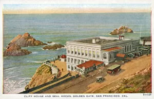 Images Dated 27th May 2021: Cliff House and Seal Rocks, Golden Gate, San Francisco, California, USA