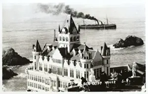Urns Prints: Cliff House and Seal Rocks, San Francisco, California, USA