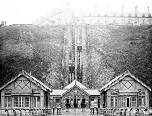 Saltburn Prints: The Cliff Lift, Saltburn, Victorian period