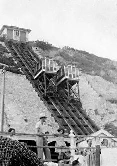 Cliff lifts at Bournemouth, Dorset