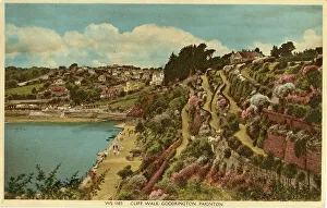 Paignton Prints: Cliff Walk, Goodrington, Paignton, Devon