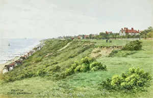Cliffs and beach, Frinton-on-Sea, Essex, viewed from east