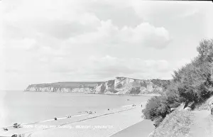 Seaton Prints: Cliffs and Clouds at Seaton