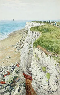 Cliffs at Hunstanton, Norfolk