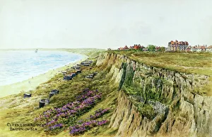 Cliffs looking west, Barton on Sea, Hampshire