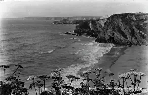Shoreline Prints: The Cliffs at Mewquay