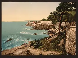 The cliffs, Nervi, Genoa, Italy