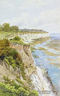 Ramsgate Prints: Cliffs at Pegwell Bay, near Ramsgate, Kent