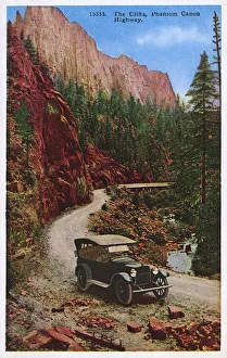 Images Dated 22nd January 2018: The Cliffs, Phantom Canyon Highway, Colorado, USA