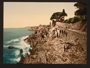 Nervi Prints: The Cliffs of Quinto, Nervi, Genoa, Italy