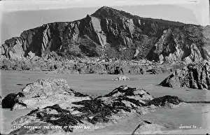 Mortehoe Prints: The Cliffs at Rockham Bay