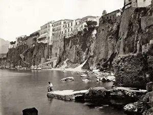 Clifftop hotels at Sorrento, Italy