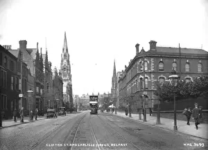 Visible Prints: Clifton St. and Carlisle Circus, Belfast