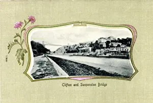 Clifton Prints: Clifton and Suspension Bridge, Bristol