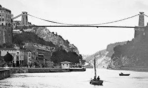 Clifton Suspension Bridge, Bristol, early 1900s
