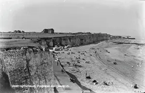 Cliftonville Prints: Cliftonville Beach at Foreness Bay