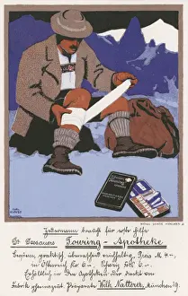 Climber Prints: Climber Uses First Aid