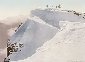 Climbers Prints: Climbing, Alps (Photo)