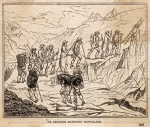 Ascend Prints: CLIMBING / ALPS / SAUSSURE