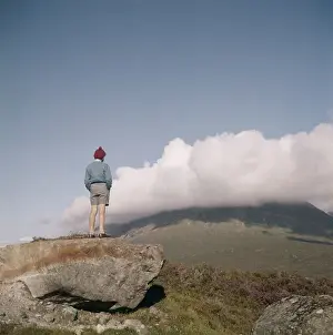 Climbing in the Cuillin mountains on Skye, Scotland