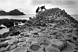 Giants Prints: Climbing the Giants Causeway, Northern Ireland
