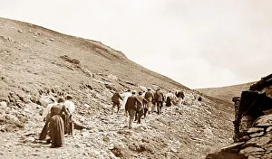 Llanberis Prints: Climbing Snowdon from Llanberis, Wales