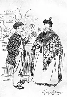 Belcher Prints: Clinching it by George Belcher, WW1 drinking