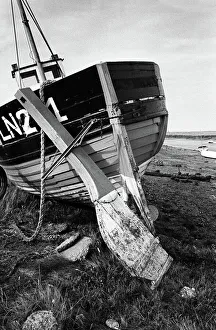 Images Dated 26th March 2019: Clinker fishing boat, Kings Lynn