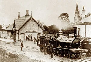 Clitheroe Railway Station in the 1860s
