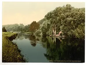 Maidenhead Prints: Cliveden Reach and House, Maidenhead, London and suburbs, En