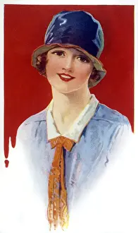 Cloche Hat & Tie