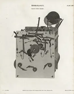 Chimes Prints: Clock with chimes