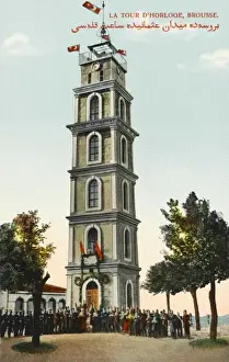 Marmara Prints: Clock Tower - Bursa, Turkey