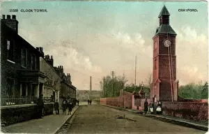 Clock Prints: The Clock Tower, Crayford, Kent