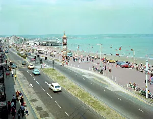 1976 Prints: Clock Tower and esplanade, Weymouth