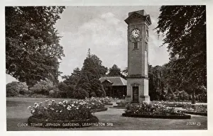 Leamington Prints: Clock Tower, Jephson Gardens, Warwickshire