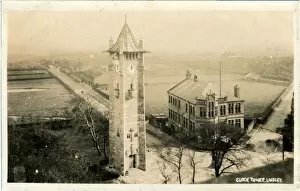 Lindley Collection: Clock Tower, Lindley, Yorkshire