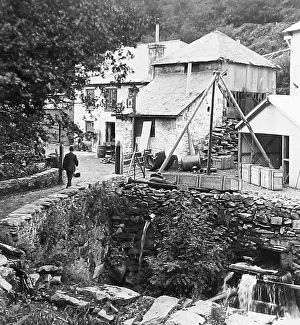 Davids Prints: Clogau St Davids gold mine near Bontddu, Wales