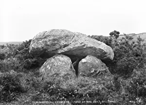 Ballintoy Prints: Cloghnaboghil Cromlech, (Stone of the Boy), Ballintoy