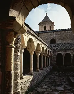 Cloister of the Cathedral of St. Vincent. 12th century. Roda