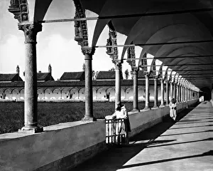 Cloisters Prints: Cloisters, Certosa di Pavia, Lombardy, Italy