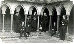 Images Dated 11th July 2016: Cloisters of Saint-Michel, Brittany, France, WW2