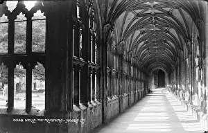 Cloisters Prints: The Cloisters of Wells Cathedral