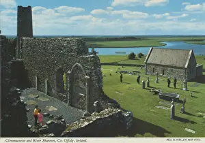 Clonmacnoise Prints: Clonmacnoise and River Shannon, County Offaly