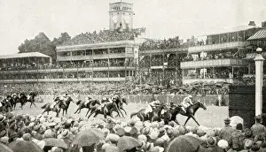 Exciting Prints: Close finish, Royal Hunt Cup, Ascot racecourse, Berkshire