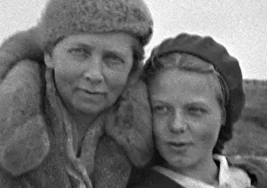 Likeness Prints: Close-up of mother and daughter