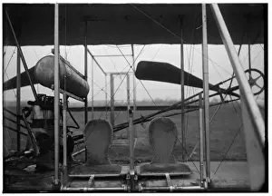 Air Plane Prints: Close-up view of airplane, including the pilot and passenger