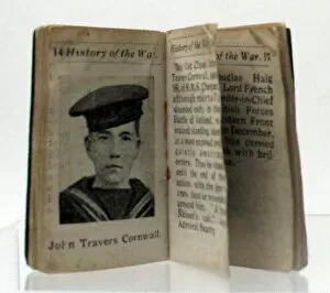 Images Dated 23rd September 2010: Cloth bound miniature History of the Great War