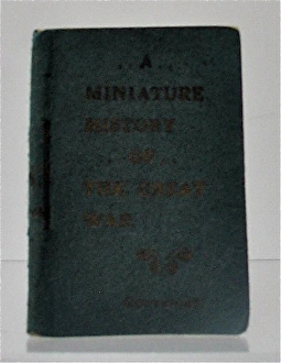 Images Dated 23rd September 2010: Cloth bound miniature History of the Great War