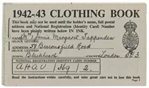 Coupons Collection: Clothing Ration Coupons